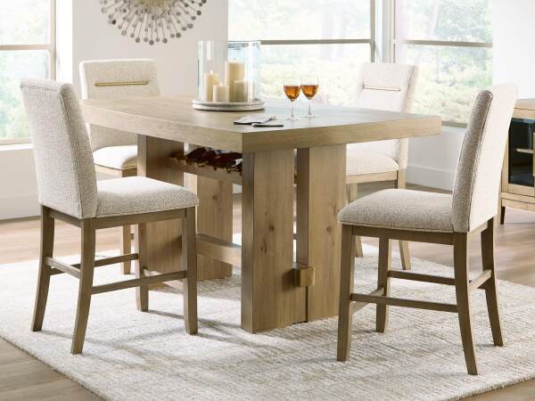 Lasinger Counter Height Dining Table and 4 Barstools - Image 3