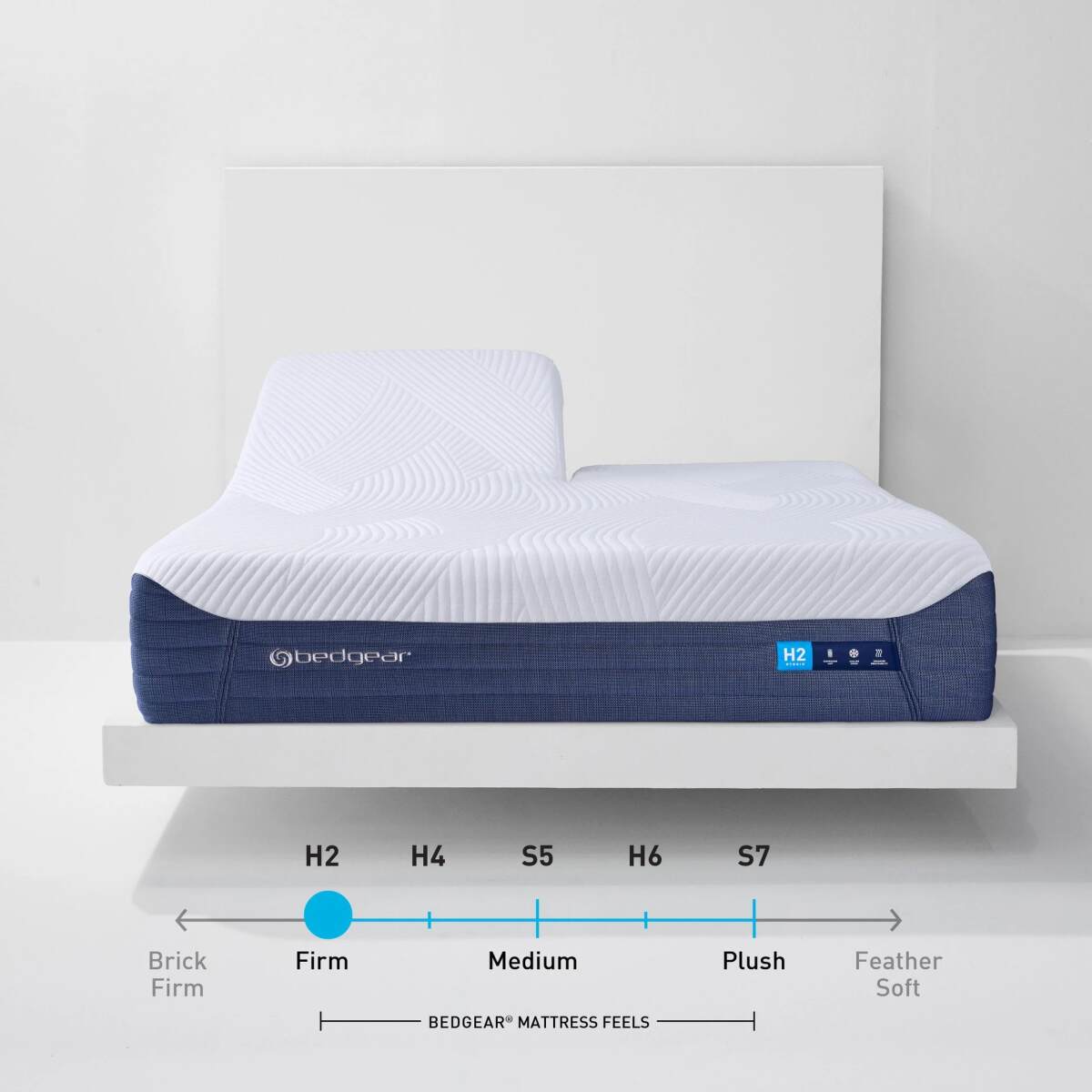 15c66ea03dae9860161bd58f2f60dcf5 H2 Performance® Mattress - Firm (H2) / Split Head King - Image 1