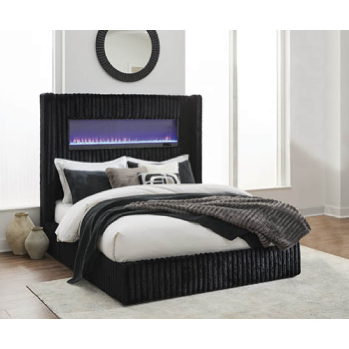 29f85d7caa63505b9feedc4f7e5187c9 Tayleena Queen Upholstered Panel Headboard - Image 1