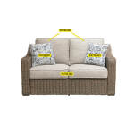 Revare Beach Seat Cushion