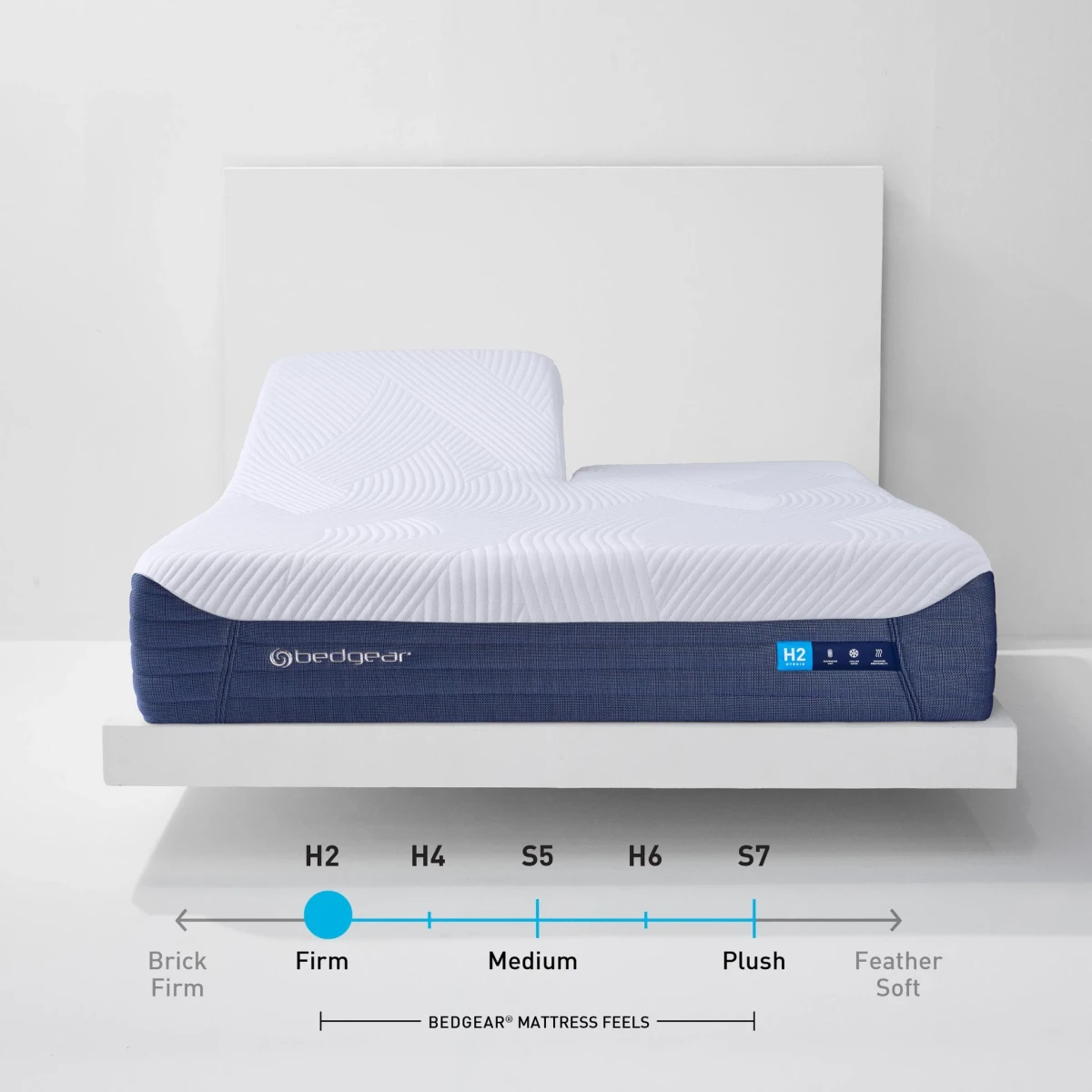 5b242e335dd860f18c4daa65eec479ab H2 Performance® Mattress - Firm (H2) / Split Head Cal King - Image 1