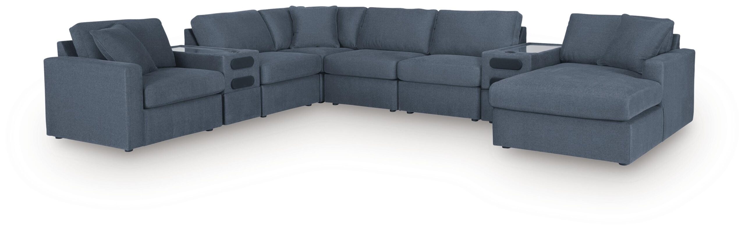 e6635ff9197ff84f38d15c65364c09d5 Modmax 8-Piece Sectional with Storage Chaise and Audio Consoles - Image 1