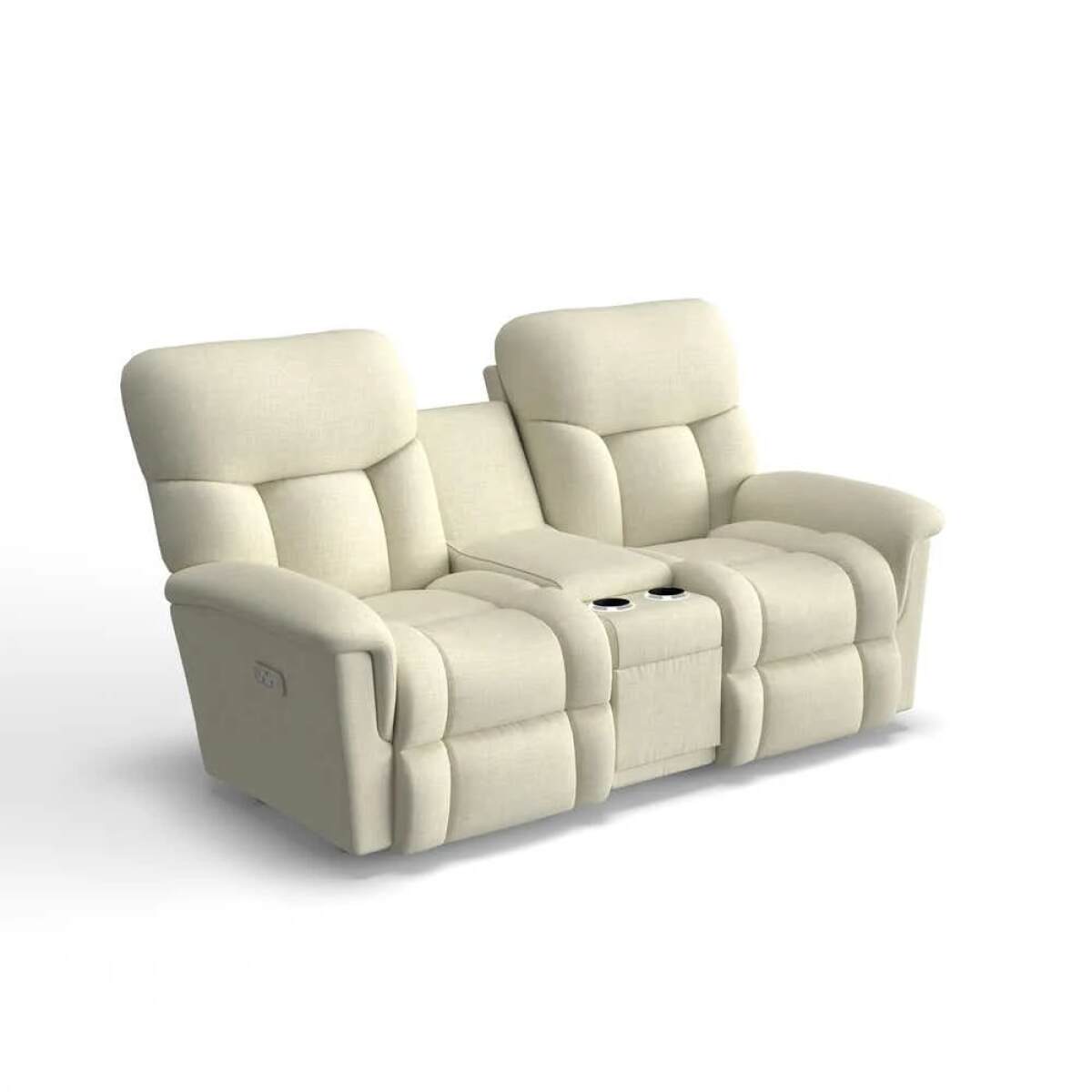 e9f149eedb72ab6d7247ffe05e8dbc54 Mateo Power Wall Reclining Loveseat W/ Headrest & Console - Image 1