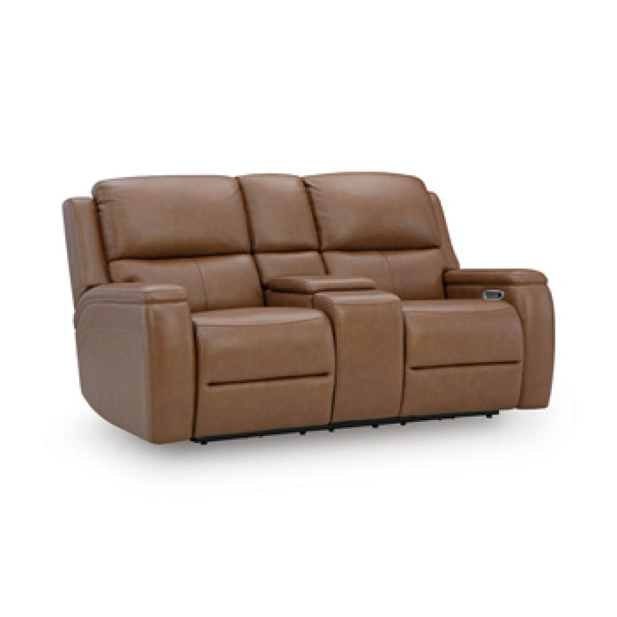 93991161fb14f47d9e3d7020fb5e2423 5Z-Syran Power Reclining Loveseat with Console - Image 1