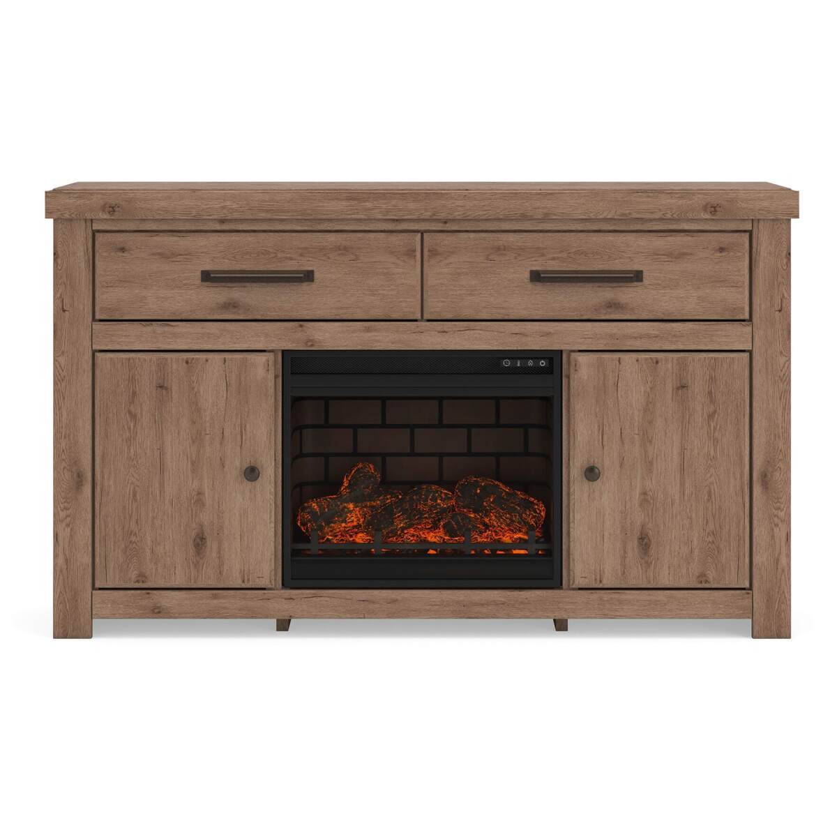3053a87903d16a8139e1494267268b15 Garistyn 62" TV Stand with Electric Fireplace - Image 1