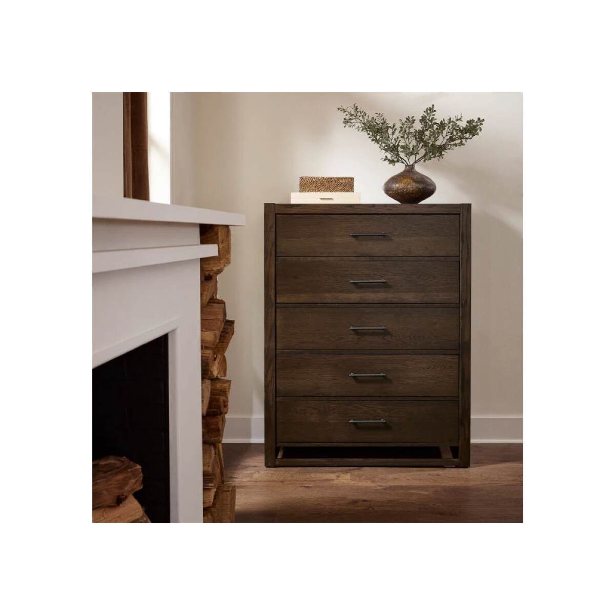 7e68d4f65216d0d5c98b3b1b86da9af1 Lodge & Loft Chest - 5 Drawer - 840-115 - Image 1